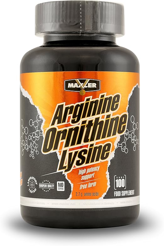Maxler Arginine Ornithine Lysine, 100 caps can: Amazon.de: Drogerie ...