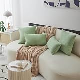 Home Brilliant Sage Green Cushion Covers 50x50 cm Pack of 2 view 3