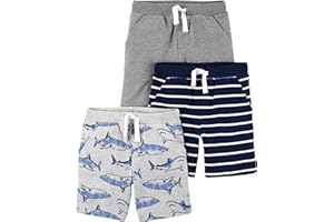 Simple Joys by Carter's Baby and Toddler Boys' 3-Pack Knit Shorts