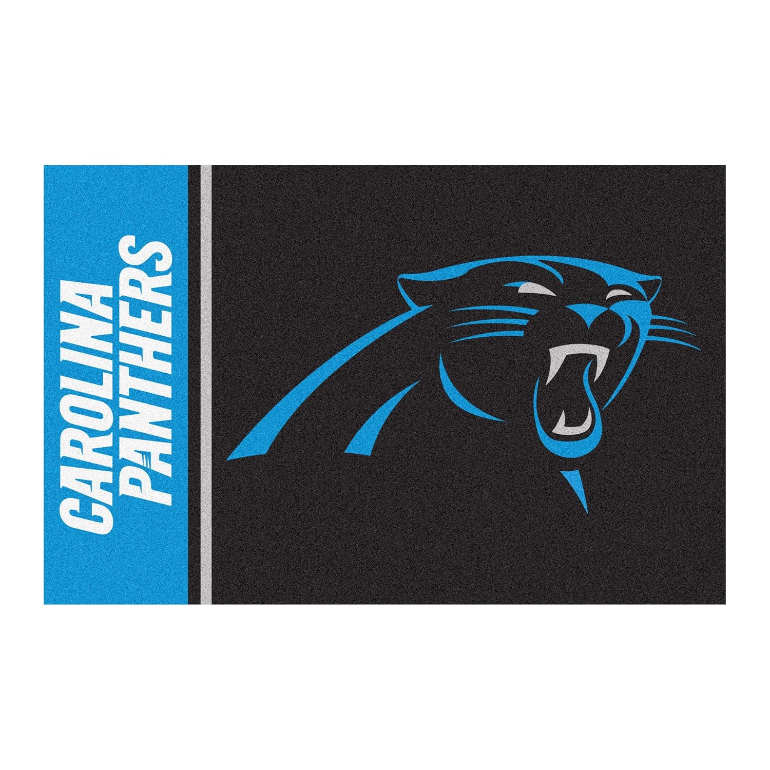 FANMATS NFL Carolina Panthers Nylon Face Starter Rug