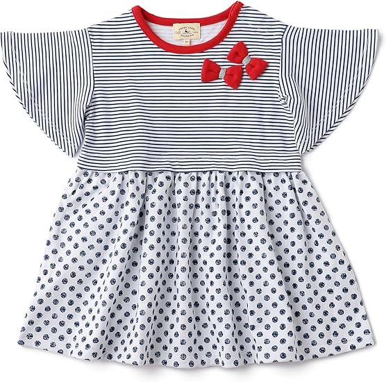 Amazon Co Jp ユナイテッドアローズ グリーンレーベル リラクシング United Arrows Green Label Relaxing Baby ボーダー ドット ワンピース 7955 Navy 79 85cm 服 ファッション小物