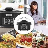 Crock-Pot Lift and Serve Digital Slow Cooker 4.7 L Hinged Lid Countdown Timer view 7