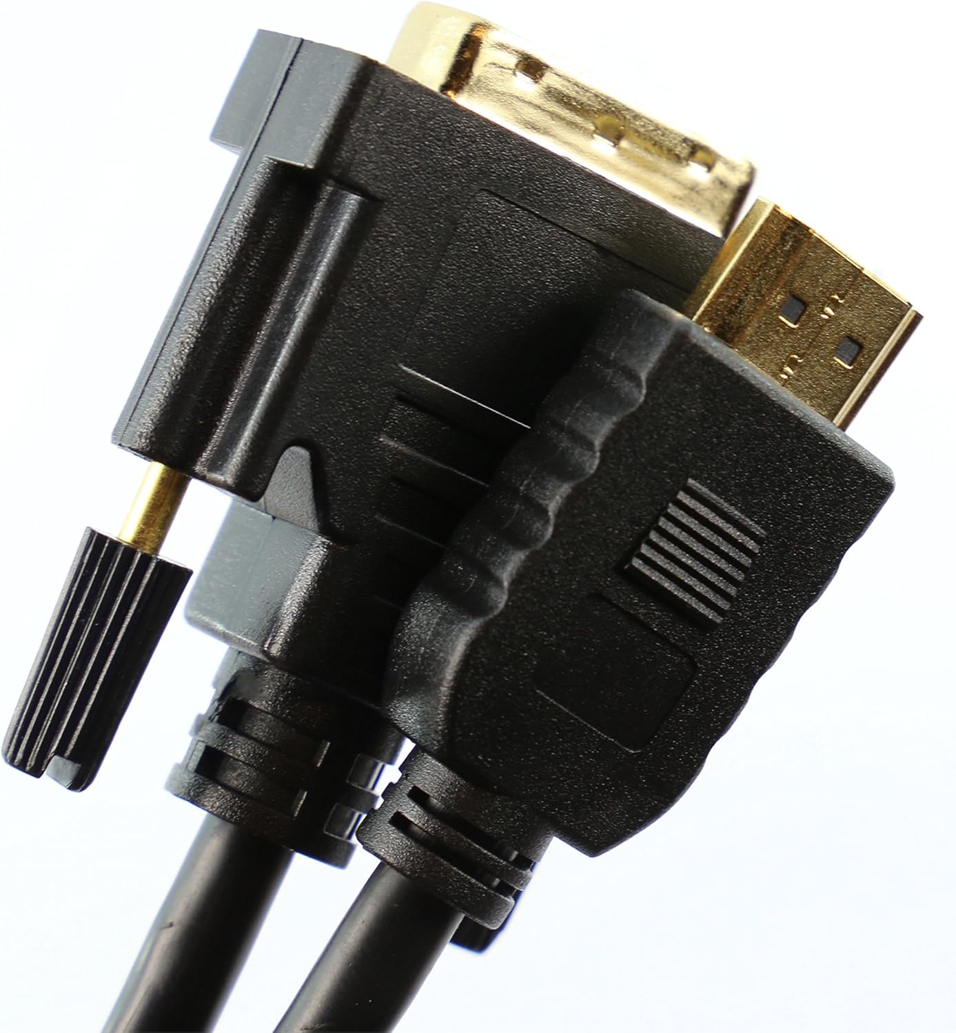 rhinocables HDMI to DVI Display Cable - 24+1 DVI-D to 19 Pin HDMI Adapter Lead with Gold-Plated Contacts, 7m - Image 4