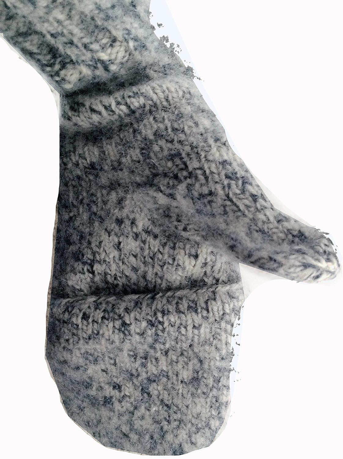 Dachstein Woolwear 100% Extra Warm Boiled Wool Fingerless Mittens with Attached Cap at  Men’s Clothing store
