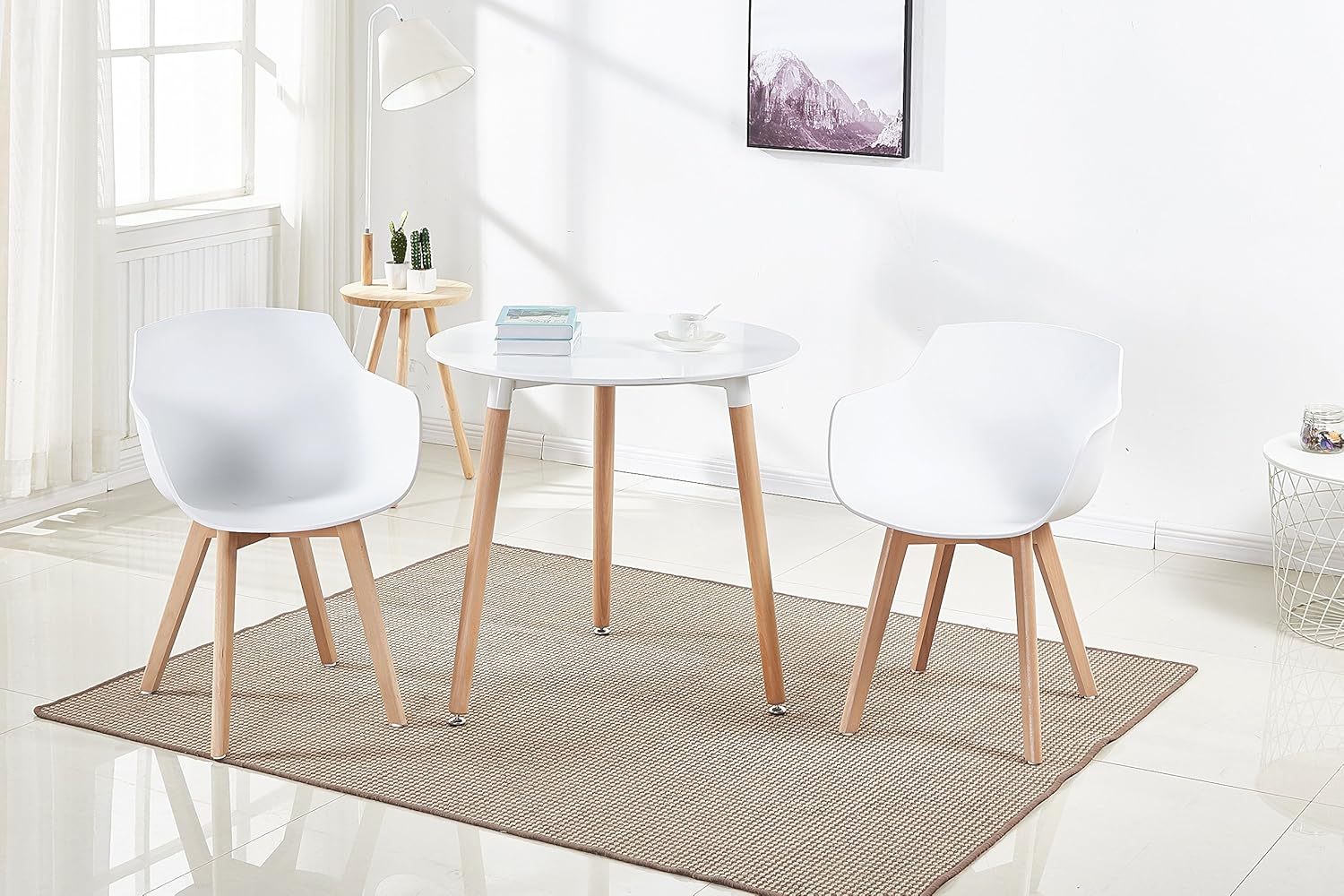 EGGREE Sillas de Cocina Nordic Moderno Sillón Comedor Escandinava con