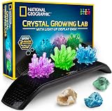 National Geographic Crystal Growing Kit Blue Marble 3 Colors Light Up Display view 1