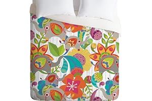Deny Designs Valentina Ramos Little Elephants Duvet Cover, King
