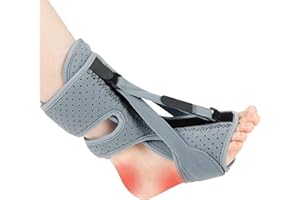 GENERIC Plantar Fasciitis Night Splint-Upgrade 3 Adjustable Planter Facetious Relief Brace,Night Splint for Plantar Fasciitis Women & Men,Eases Plantar Fasciitis, Foot Drop & Achilles Tendonitis (Gray)