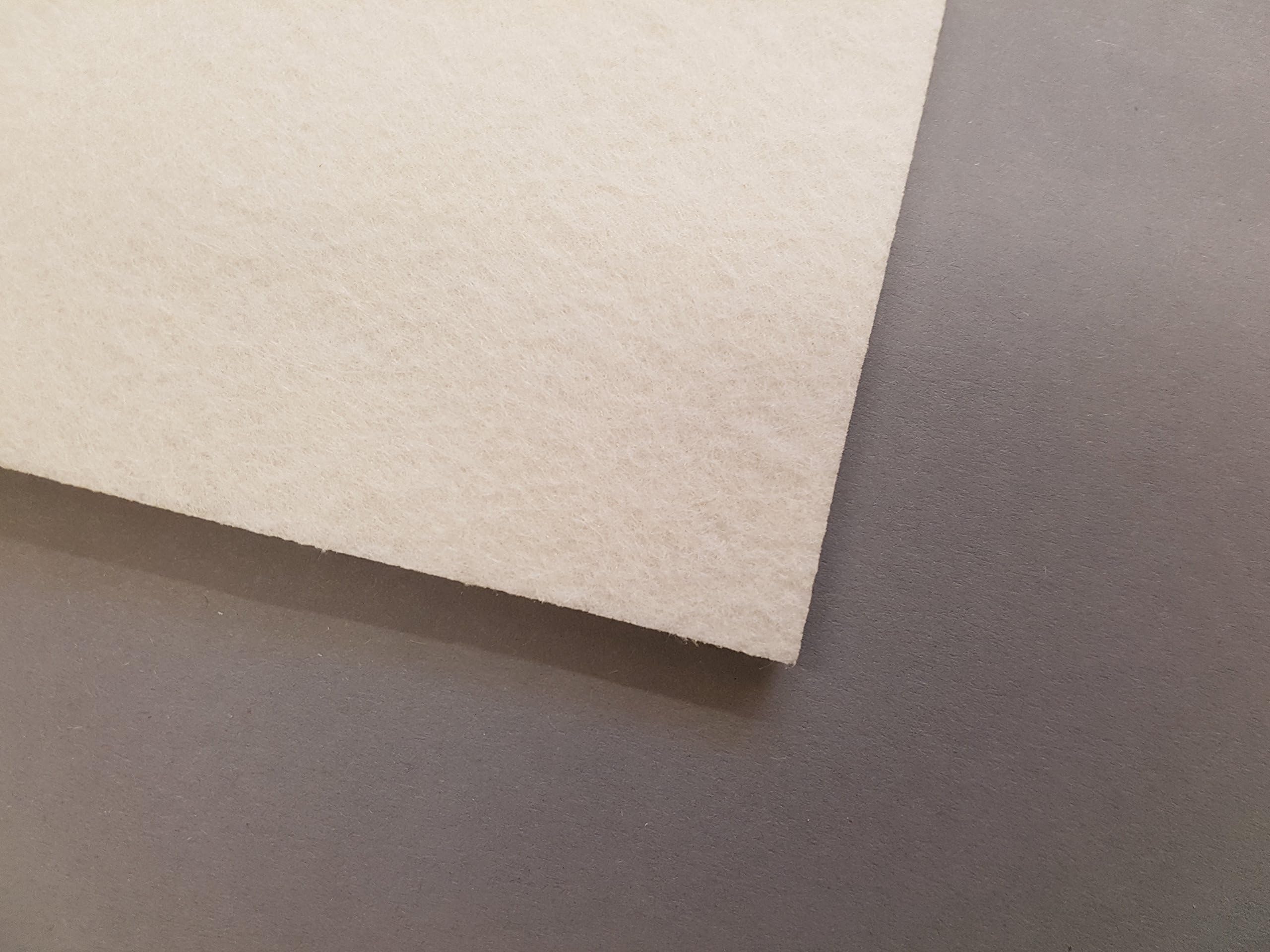Glorex craft felt, 40 x 30 x 0.4 cm, Felt, cream, 1 item