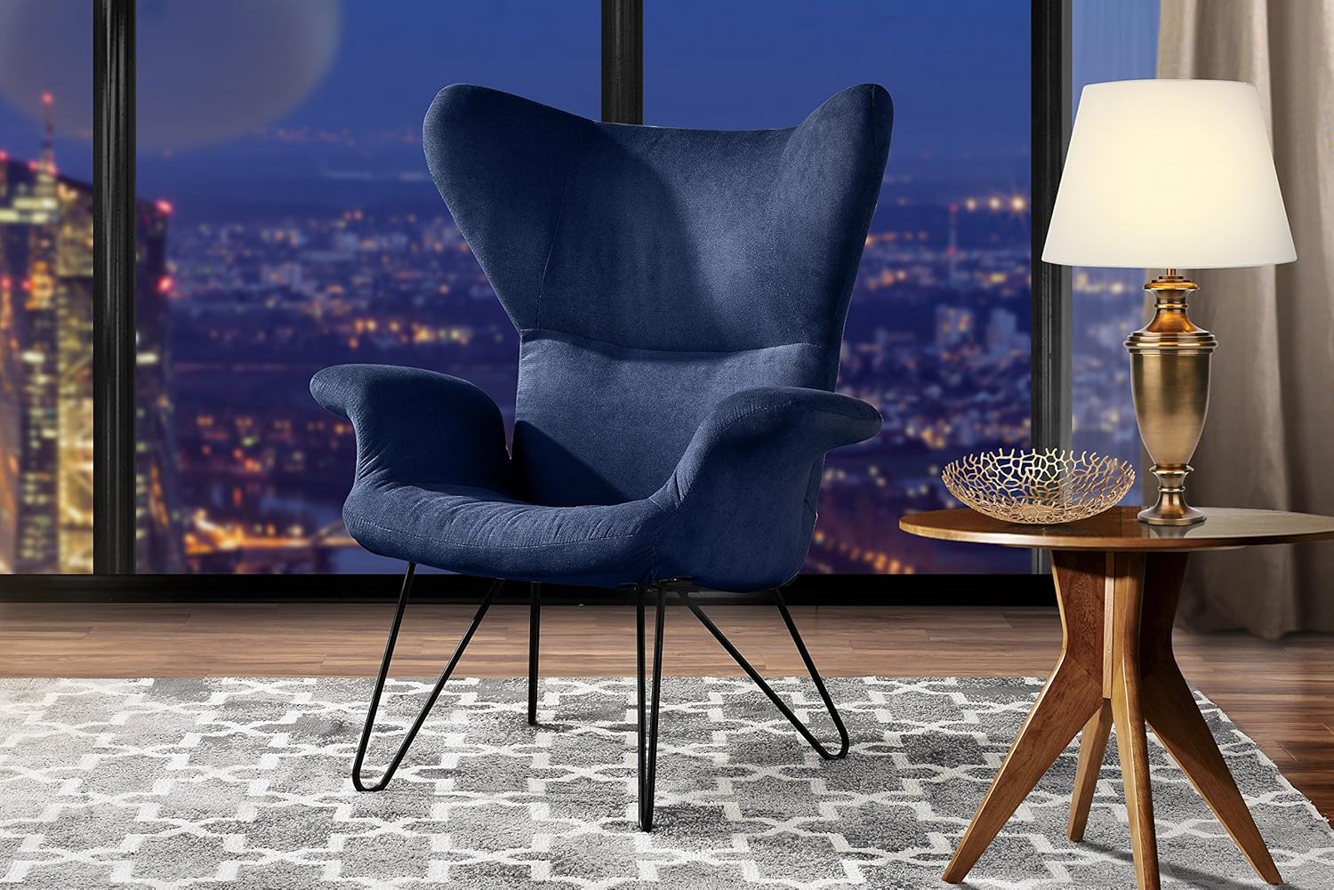 Best navy linen upholstered chairs