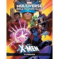 Accessoire RPG Marvel Multiverse CMON Dés Marvel Multiverse RPG - Set Acrylique Marbré Rouge Et