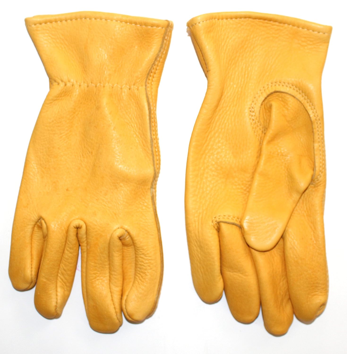 buckskin work gloves