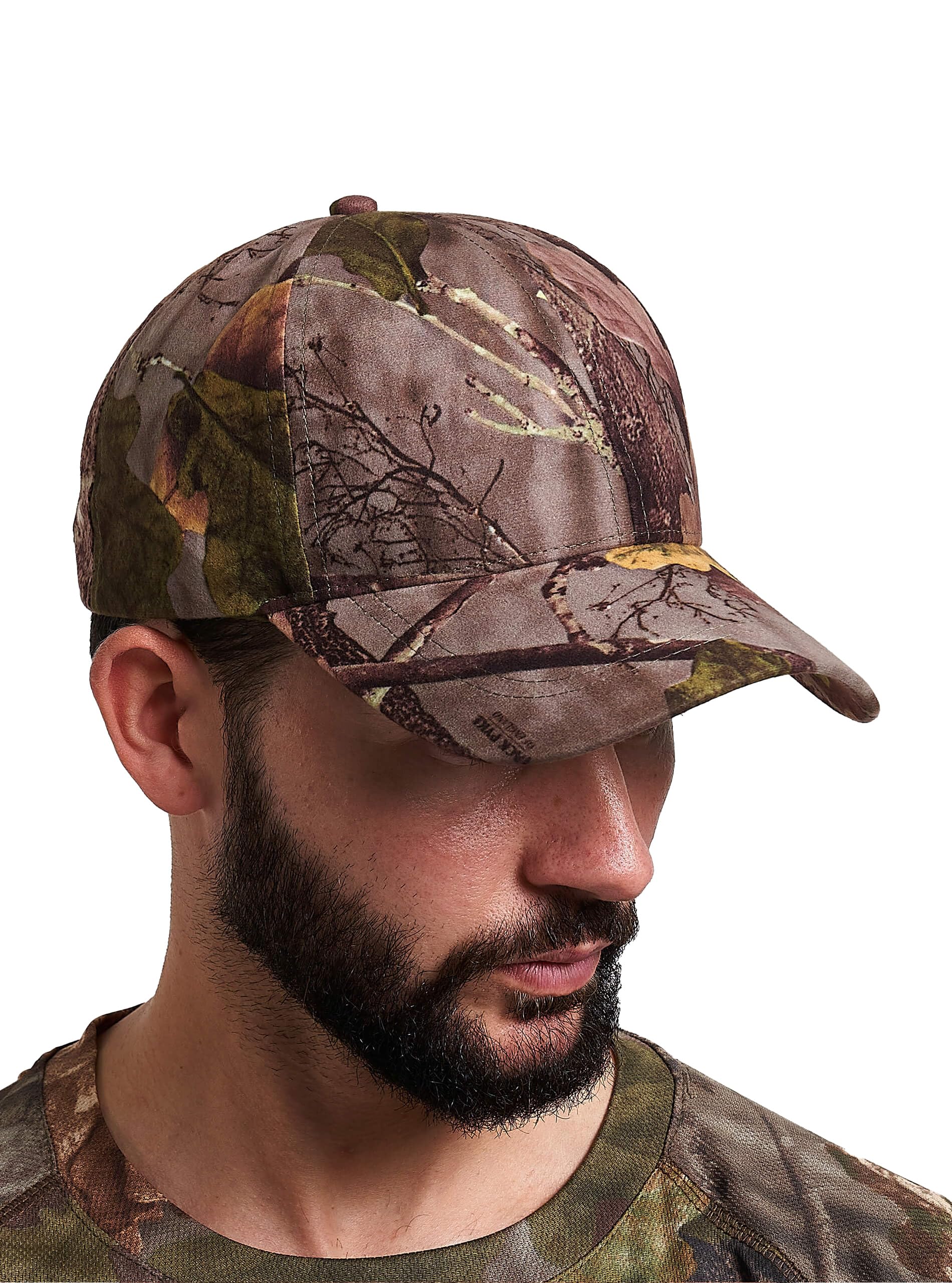 JACK PYKE Stealth Baseball Cap, Waterproof Breathable Silent Fabric, Adjustable Country-Style Hat for Men with Duckbill Peak, Hook & Loop Adjuster, Perfect for Outdoor & Casual Wear - English Oak