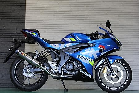 Amazon Gsx R125 2bj Dl33b マフラー メテオ チタン ソリッド フルエキゾースト 車 バイク Amazon Gsx R125 2bj Dl33b マフラー メテオ チタン ソリッド フルエキゾースト 車 バイク