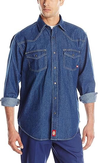 mens denim shirt amazon