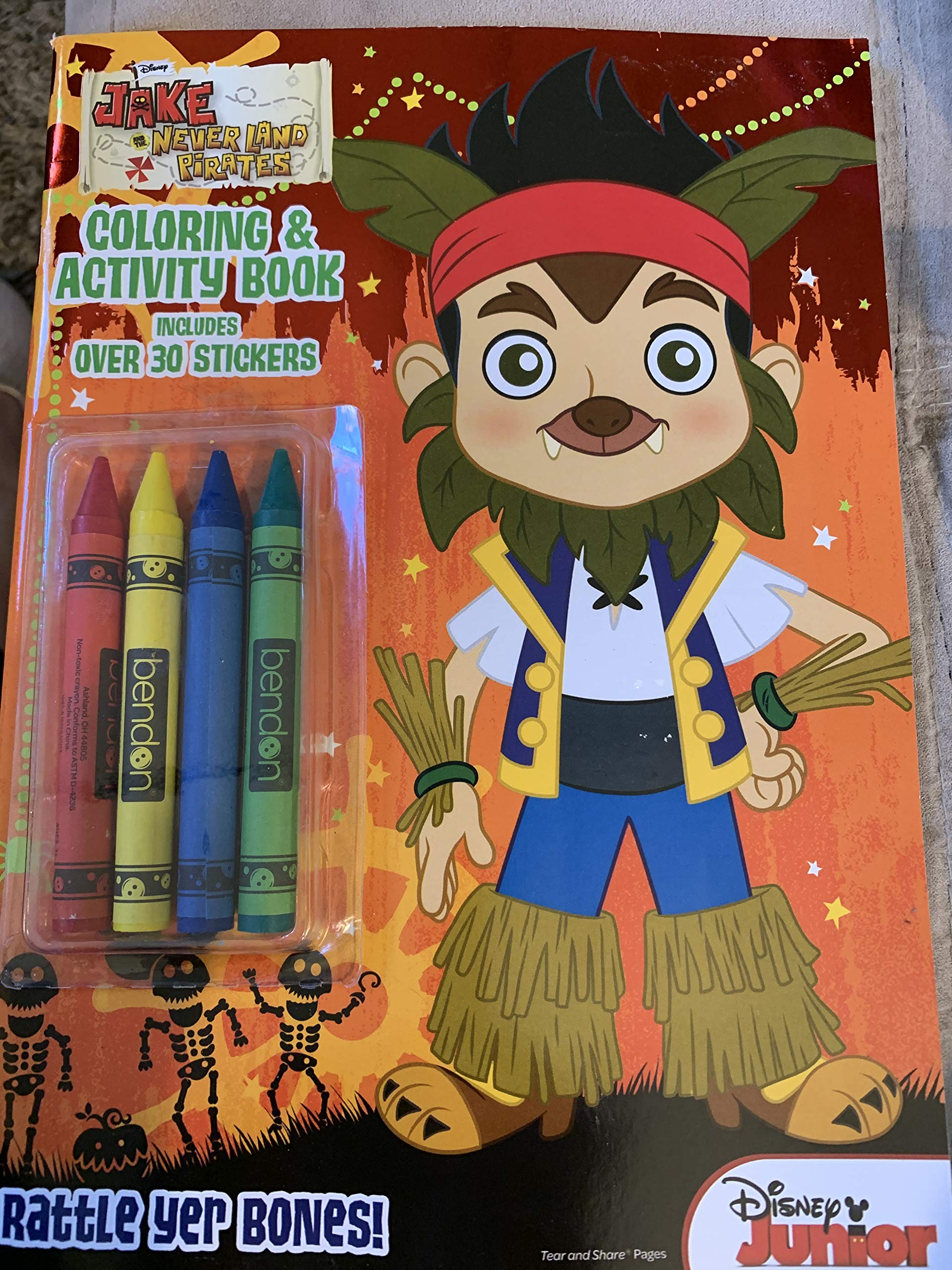 Jake and the Neverland Pirates Coloring & Activity Book ...