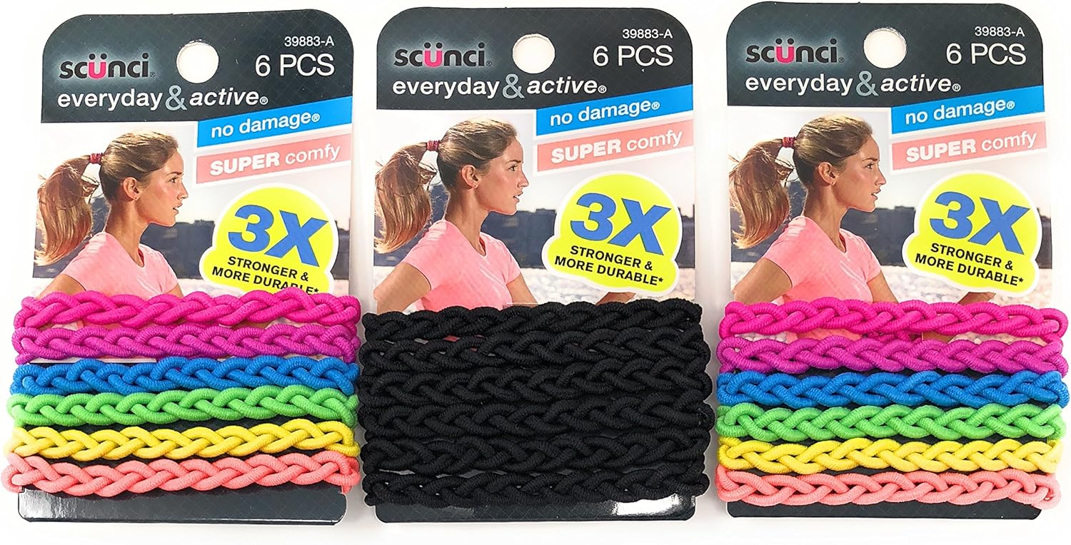 Scunci Everyday Active Braided No Damage And Super Comfy Hair