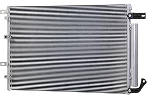 KOOL-VUE Kool Vue A/C Condenser Compatible With 2015-2017 Chrysler 200 With Receiver Drier