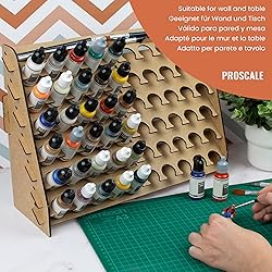 PROSCALE Paint Rack for 26 mm model paints. Hobby