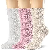 Sockswift Women's Fuzzy Socks - Ultra Soft & Warm Cozy Fluffy Plush Sleep Socks for Winter 3 Pairs