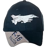 Eagle Crest United States Air Force F-16 Falcon Fighter Aircraft Military Baseball Cap