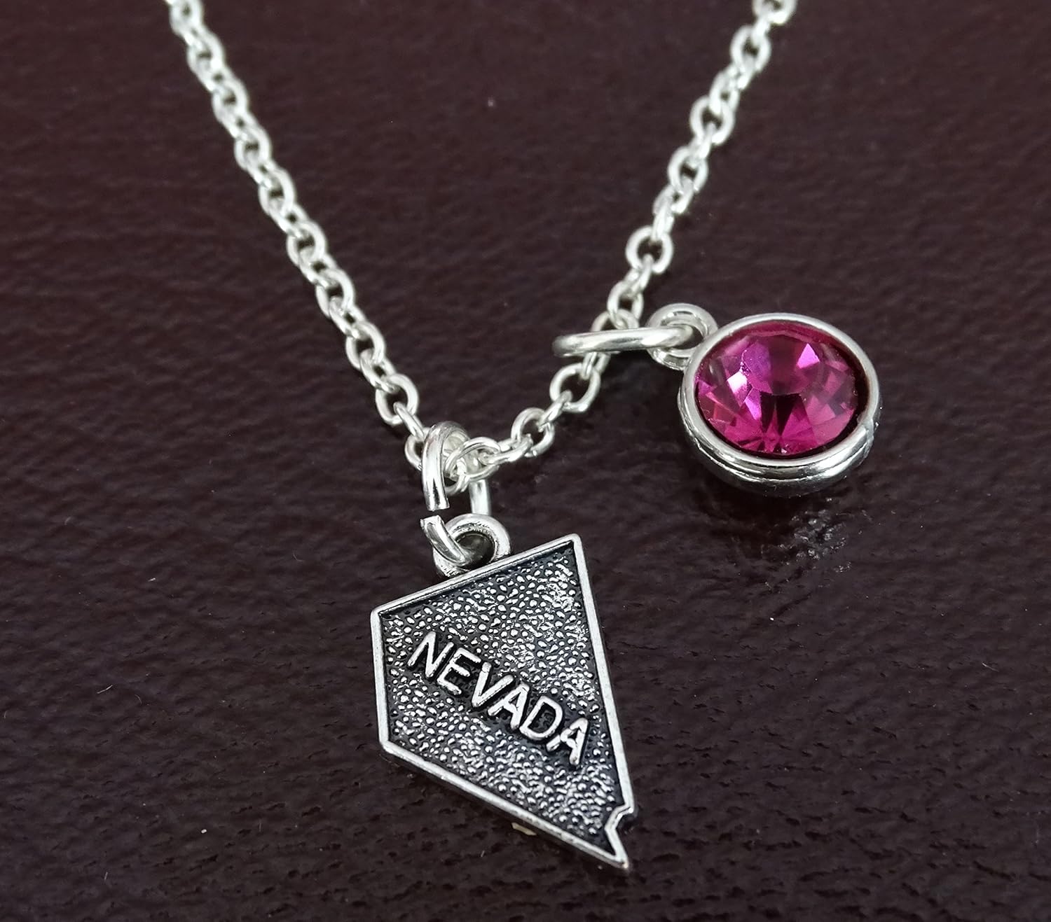 Nevada Necklace, Nevada Charm, Nevada Pendant, Nevada