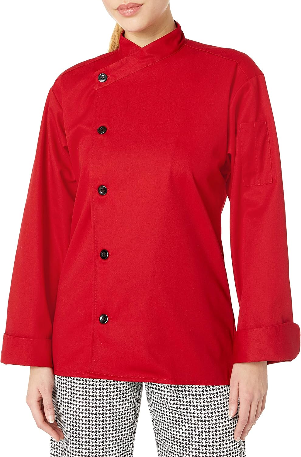Vtex 0482 Rio Long Sleeve 5 Button Chef Coat: Clothing