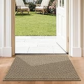 COSY HOMEER-Door-Mat 24"x36" Non Slip Absorbent Entryway Rugs Dirt Trapper Doormats Washable Entrance Mats Low Pile Welcome Floor Mat for Front Back Door and Entry Mats,Taupe