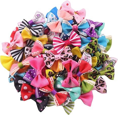 Amazon Com Yaka 60pcs 30pairs 1 5inch Grosgrain Ribbon Mini Bow