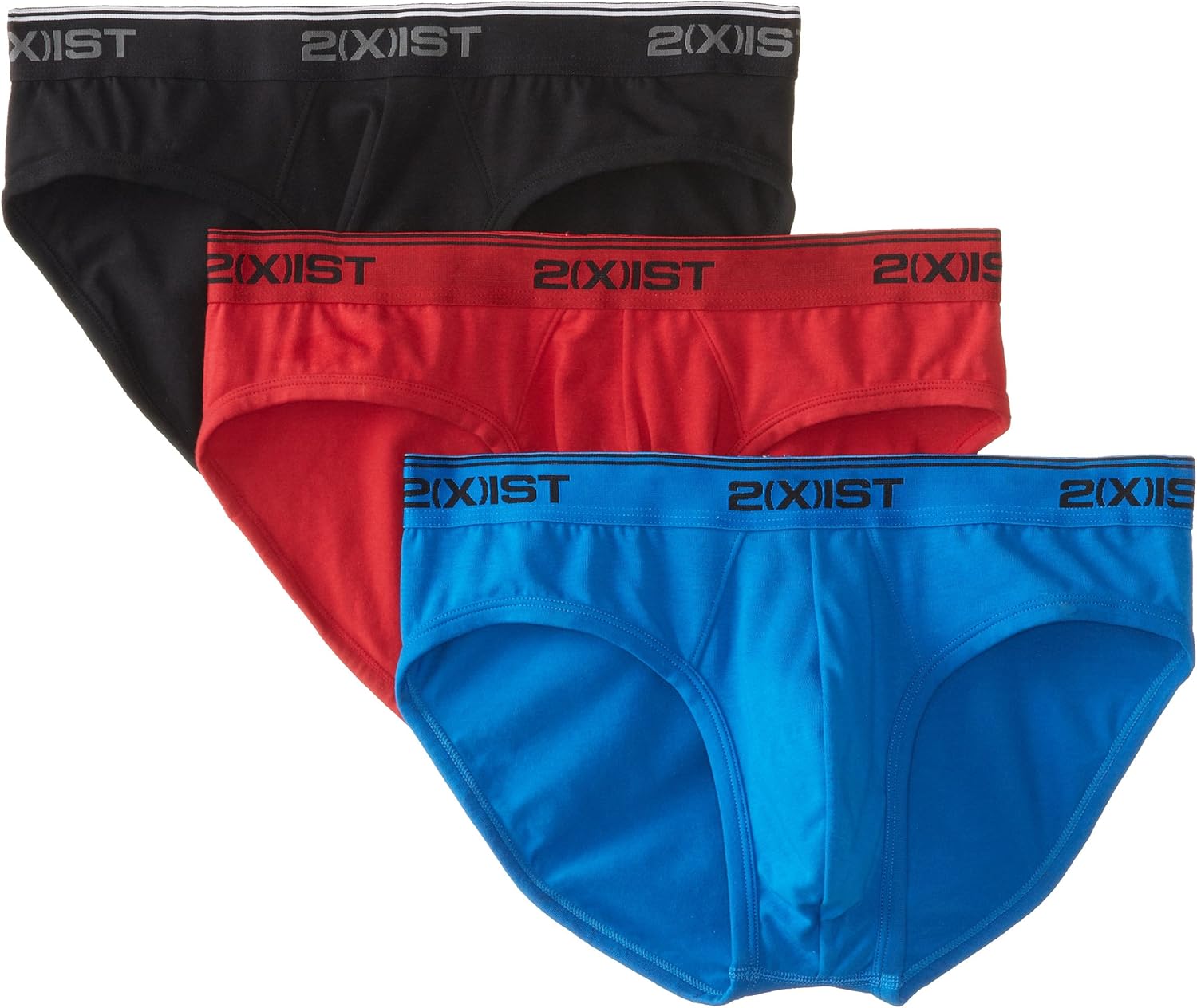 2(X)IST Men's Cotton Stretch No Show Brief 3-Pack at  Men’s Clothing store