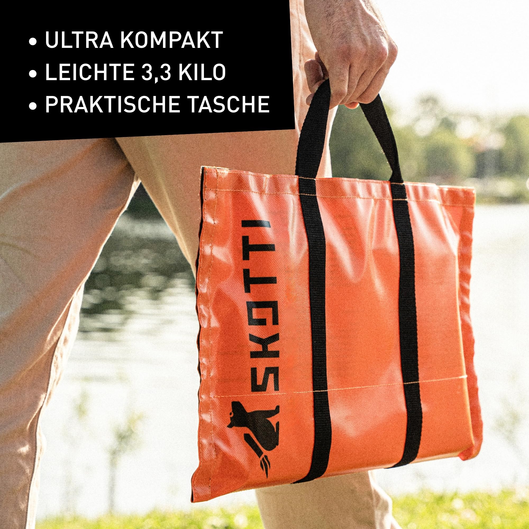SKOTTI Grill Gas, Camping Grill Gas klein, Ideal für Camping, Festival oder Balkon, Gasgrill für Gaskartuschen, Kleiner faltbarer Campinggrill, Steckbarer Campingkocher für Grillen und Kochen 3