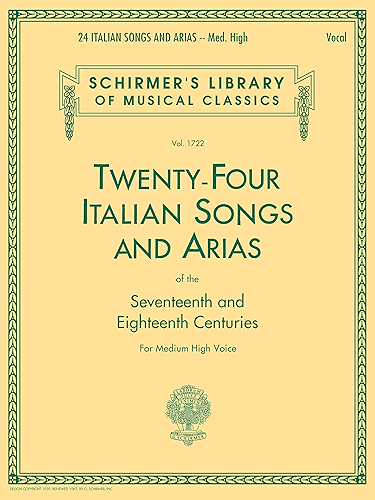 Download 24 Italian Songs & Arias - Medium High Voice (Book only): Medium High Voice (English Edition) PDF