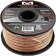 Mediabridge 14AWG 2-Conductor Speaker Wire (100 Feet, Clear)- Spooled Design with Sequential Foot Markings (Part# SW-14X2-100-CL )