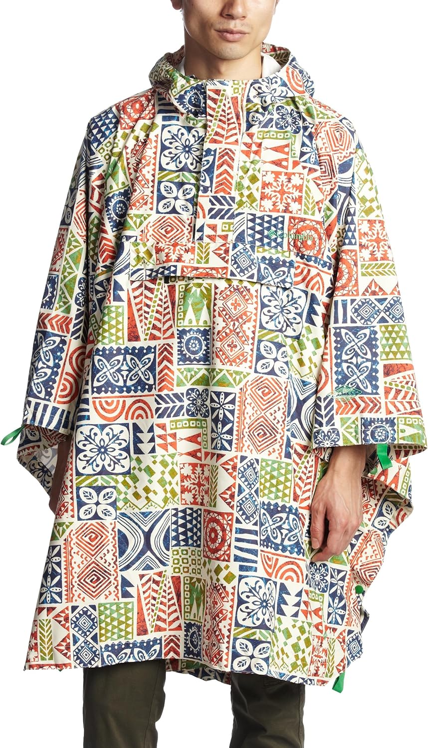 Amazon コロンビア Columbia ウォマックポンチョ Pu1416 S13 199 Multi Pattern S レインコート ポンチョ 通販