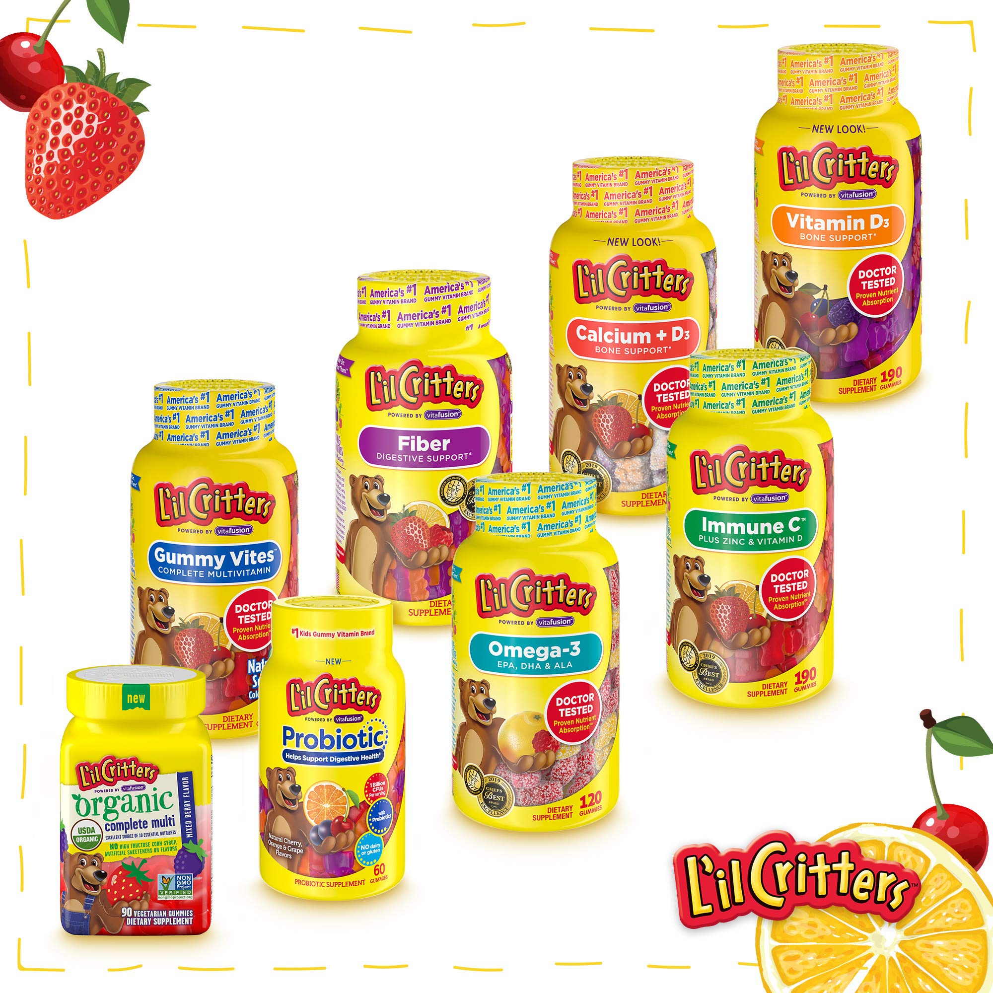 L'il Critters Gummy Vites Complete Kids Gummy Vitamins, 190 Count Buy