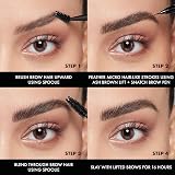 NYX Lift & Snatch Brow Tint Pen Brunette 1ml Smudge Transfer Resistant view 4
