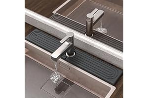 Stone Drying mat Kitchen,Faucet mat for Kitchen Sink Super Absorbent Diatomite Fast Drying Stone, Prevents Moisture Buildup,2