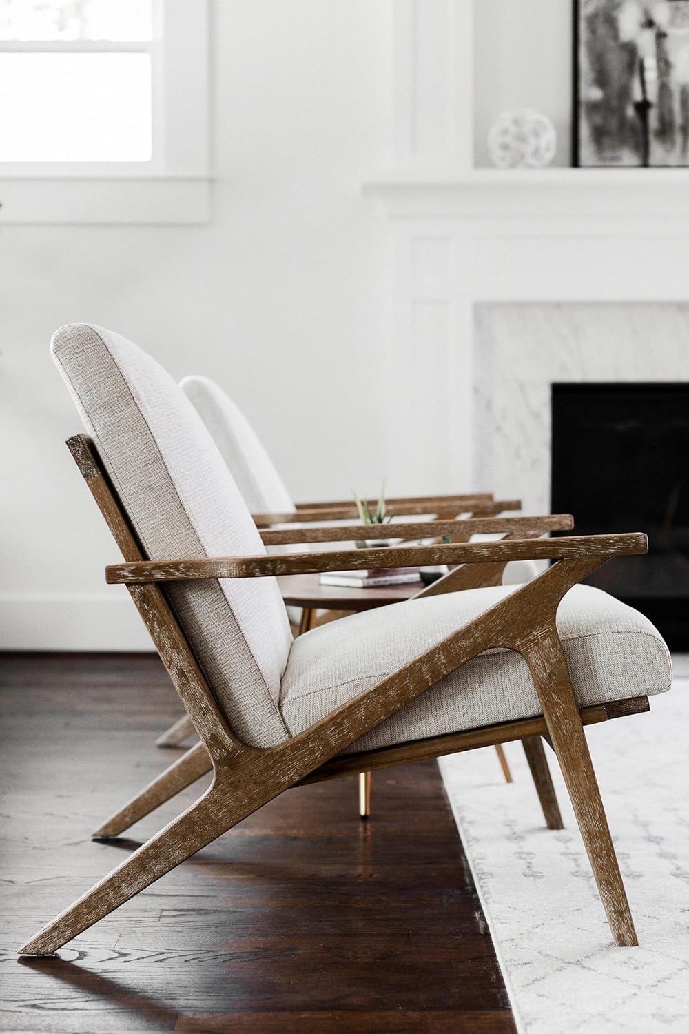 accent chaise lounge chairs on Chaise Lounges Edloe Finch Ef Z4 Lc005w Soren Mid Century Modern Accent Lounge Chair For Living Room Swan White Home Kitchen