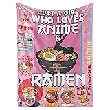 InnoBeta Ramen Anime Gifts Blanket for