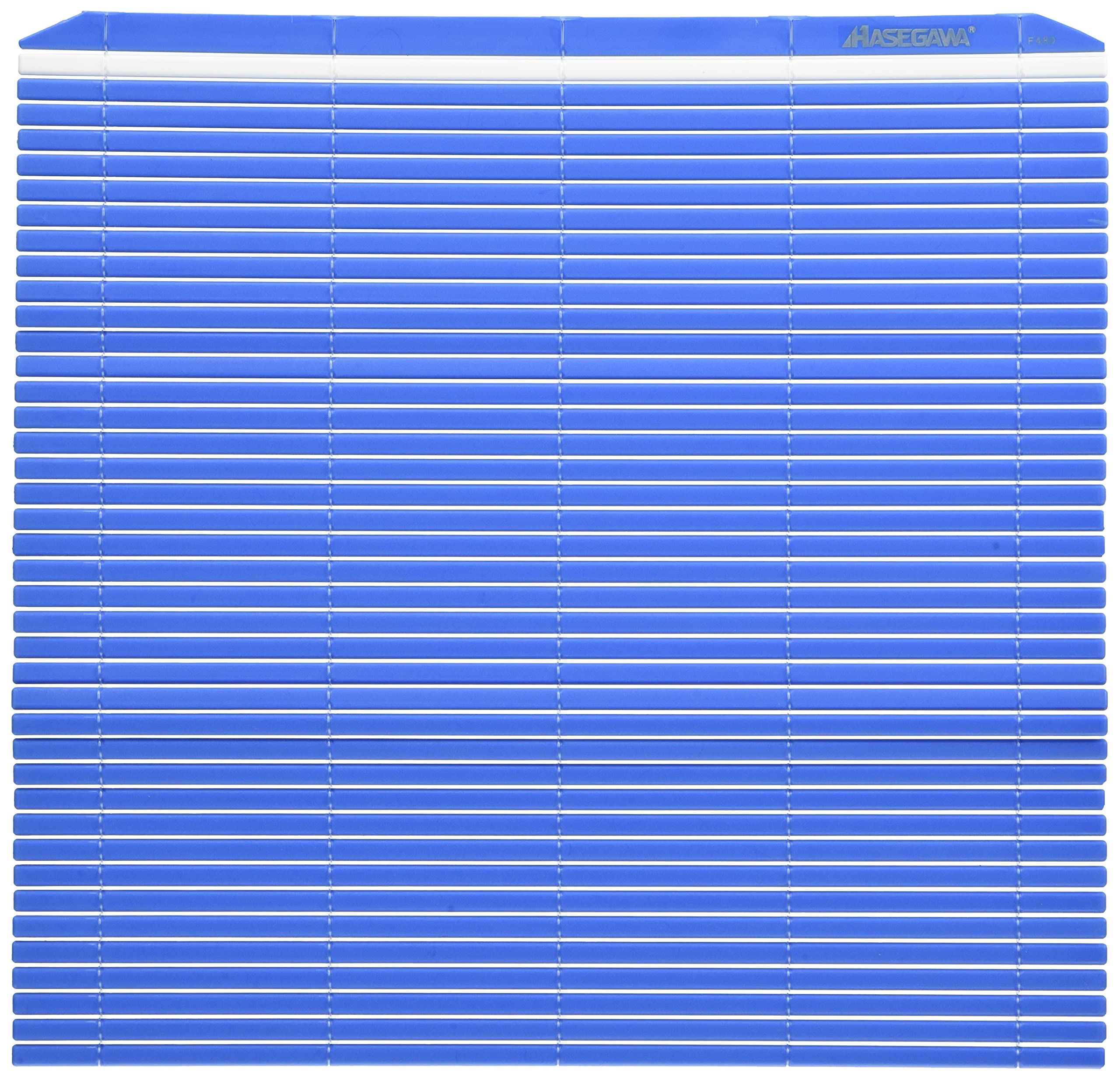 Hasegawa Plastique Tapis à Sushi, Sushi Tapis de Cuisson, Bleu, Medium, Taille 25,4 x 24,1 cm