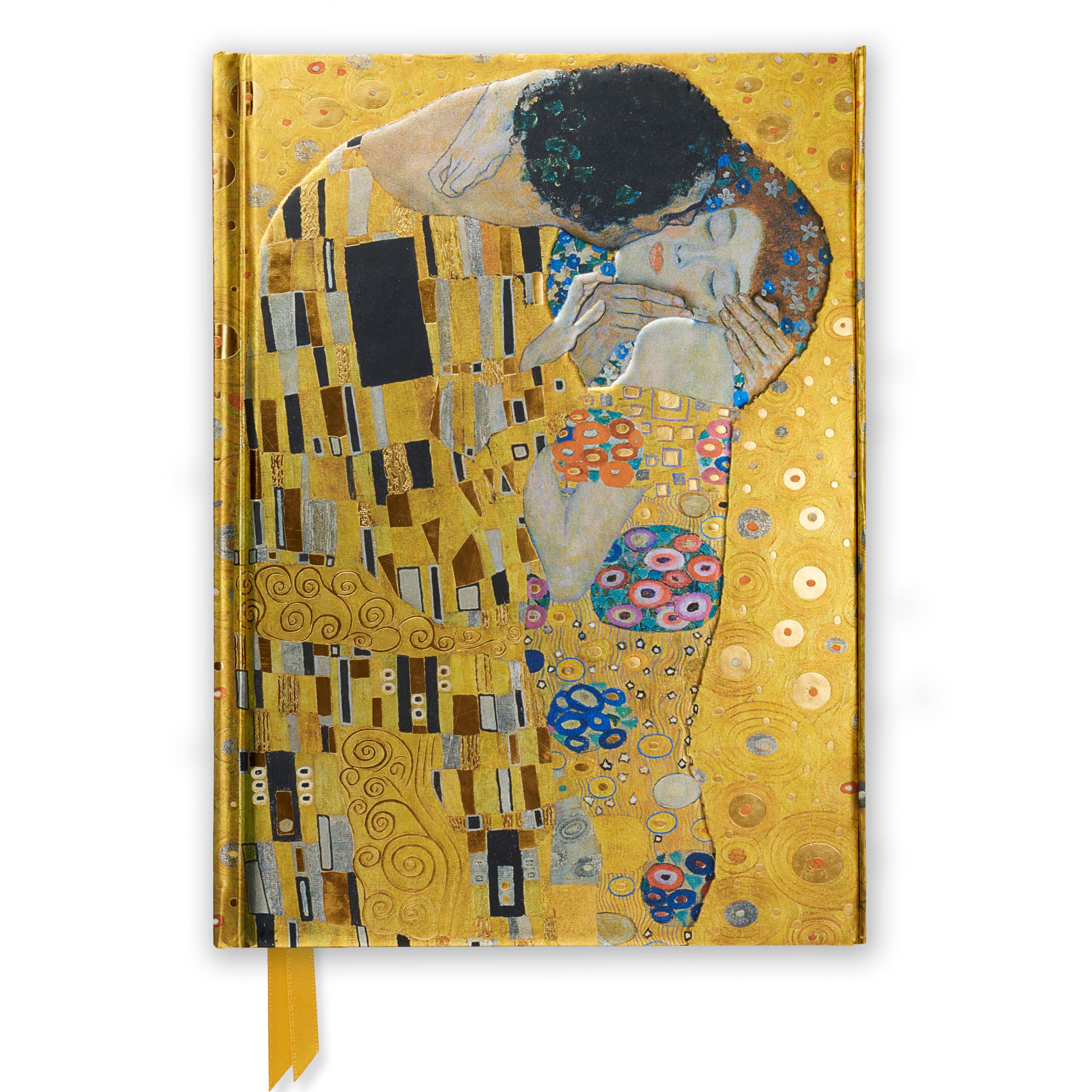 Gustav Klimt: The Kiss (Foiled Slimline Journal) (Flame Tree Slimline Journals)