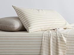 Bedding Linen Sheets Set Bed - 55% Linen 45% Cotton