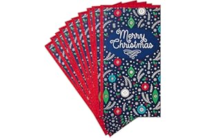 Hallmark Pack of Christmas Money or Gift Card Holders, Ornaments (10 Cards with Envelopes)