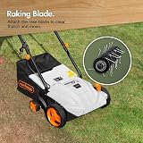 VonHaus 1500W Lawn Scarifier & Aerator 32cm 30L 10m Cable 4 depths view 5
