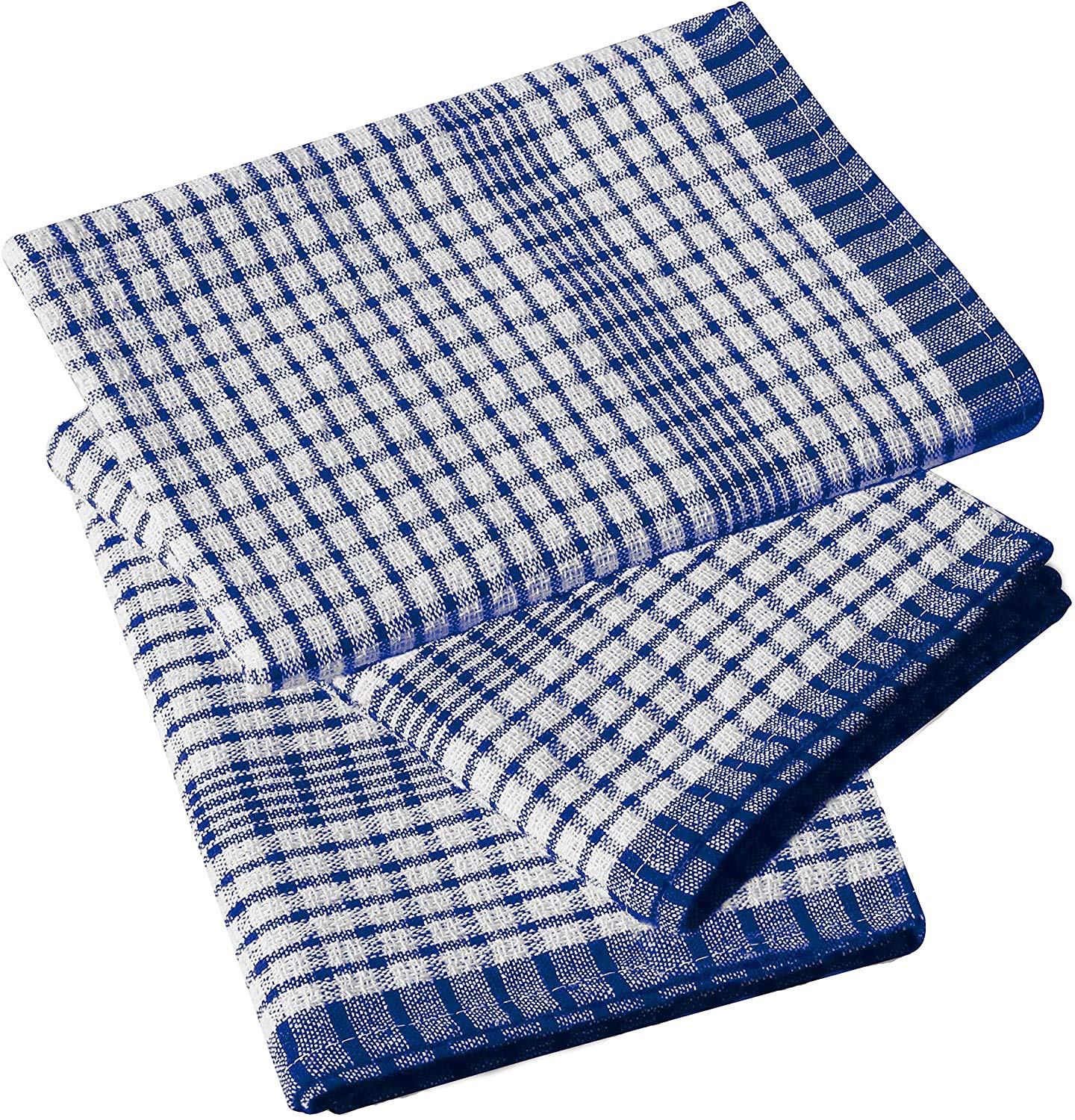 Majestic Linens Wonderdry Tea Towels Blue Pack of 10 100% Cotton