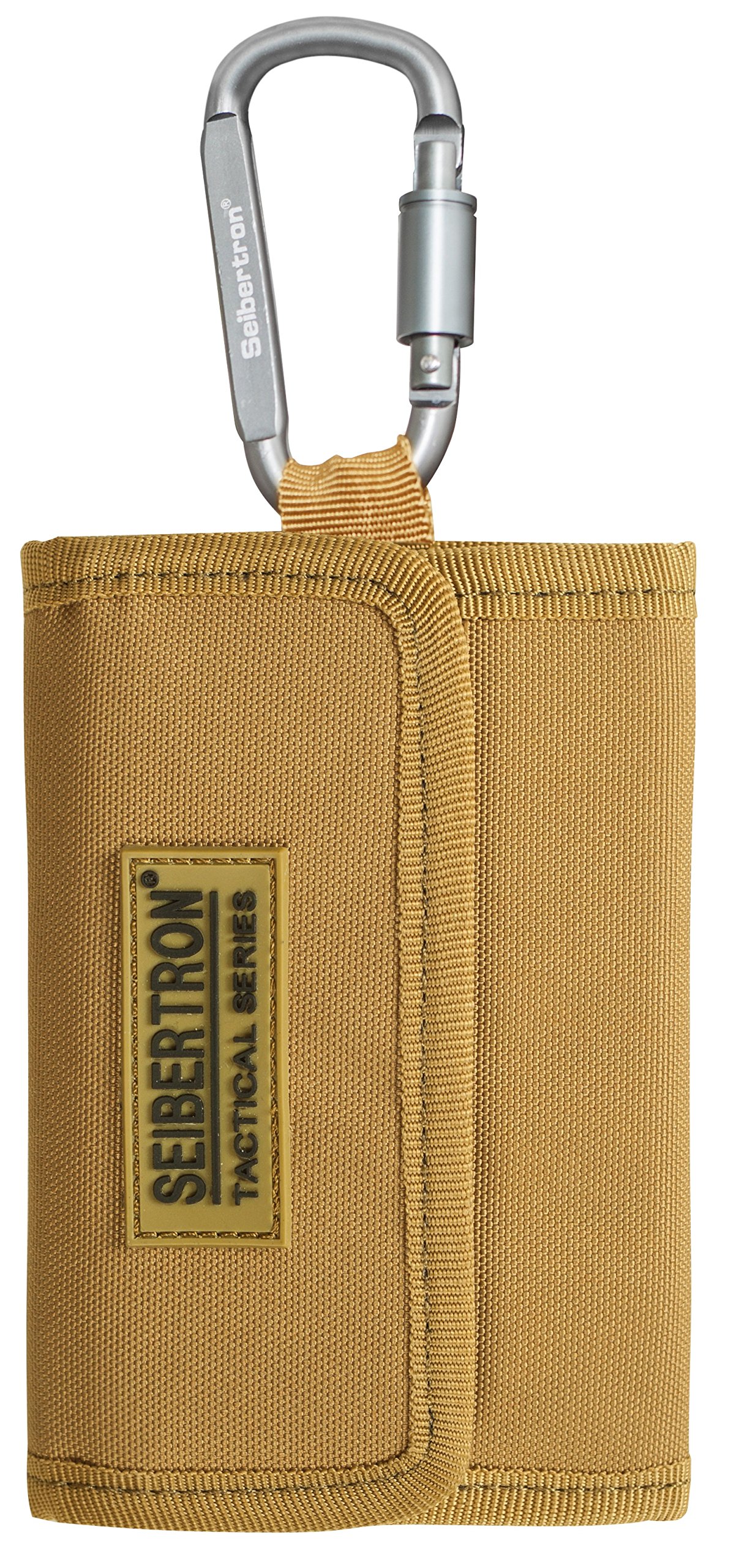 Seibertron Unisex Tactical 2.0 RFID Blocking Army Wallet Pocket Money Purse Spartan Wallet Gear Micro Wallet with Hook And Loop Closure Khaki