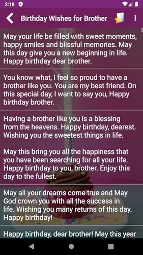 Happy Birthday Wishes And Messages Special Wishes Amazon It Appstore For Android