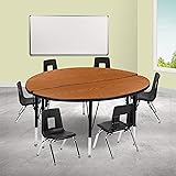 Flash Furniture Emmy 47.5" Circle Wave Flexible
