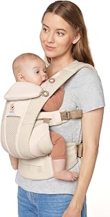 Ergobaby Omni Breeze Carrier Newborn to 20.4 kg 4 Positions Natural Beige view 8