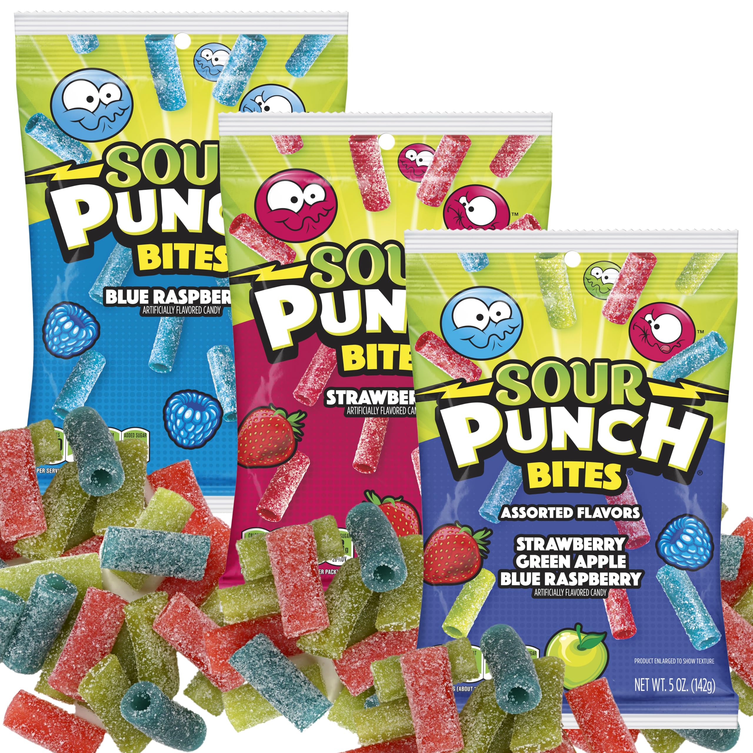 Sour Punch Bites, 5 Ounce Bags